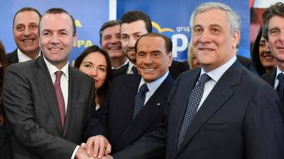 Berlusconi touts moderate choice for PM if centre-right wins Italy vote