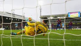 Crystal Palace end Man City’s run but rue late penalty miss