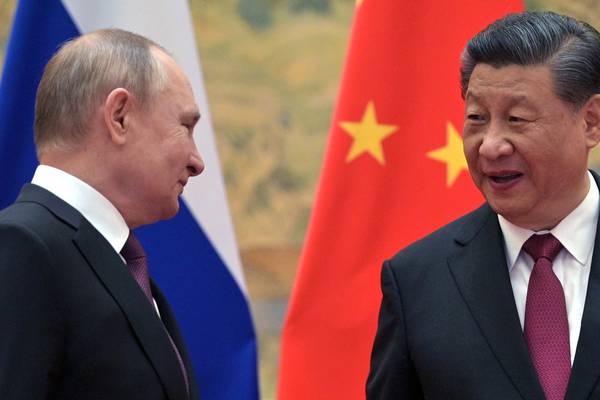 Putin and Xi urge Nato to abandon ‘ideologised Cold War approaches’