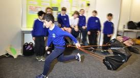 Primary pupils show how exercise improves concentration 