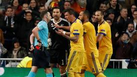 Buffon says referee has a ‘rubbish bin’ where his heart should be