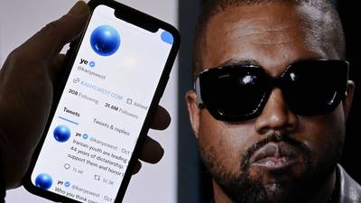 Kanye West suspended from Twitter after posting swastika inside Star of David