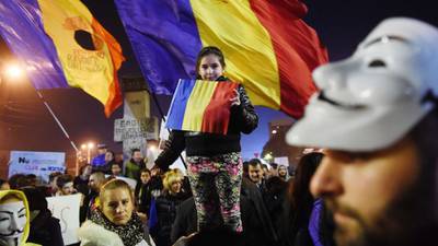 Protests to continue as Romania searches for new government