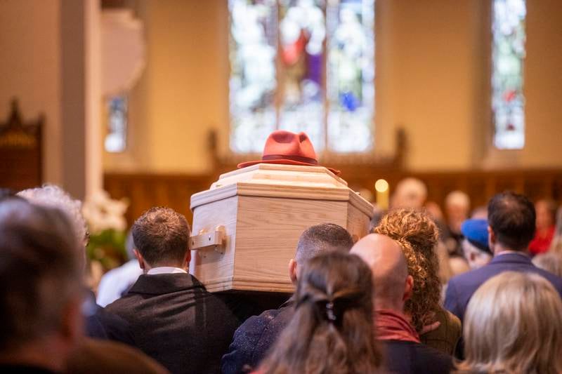 Bruce Arnold’s funeral: ‘What a time we’ve been through, from John McCormack to Bambie Thug’