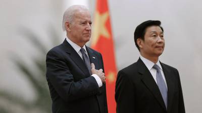 US vice-president  Biden says relations with China must be based on trust