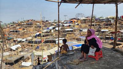World’s largest refugee camp in Bangladesh threatened by cyclone Mocha