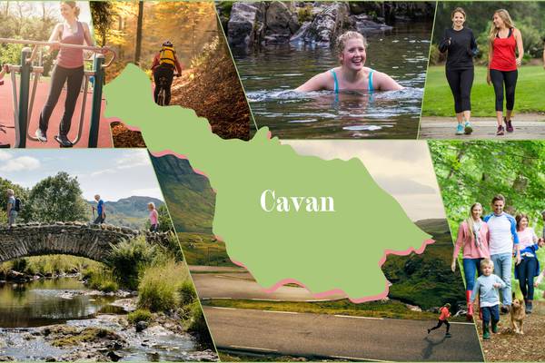 Co Cavan: one walk, one run, one hike, one swim, one cycle, one park and one outdoor gym