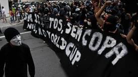 Anti-World Cup protest in Sao Paolo