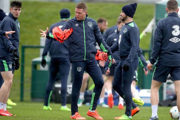 James McCarthy comes through Irish training unscathed