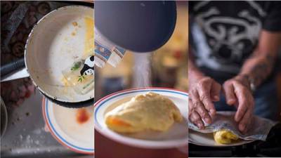 Anthony Bourdain’s perfect omelette: Fresh eggs, don’t add milk, and never flip it