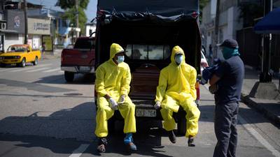 Coronavirus: Bodies of victims in Ecuador stored in containers