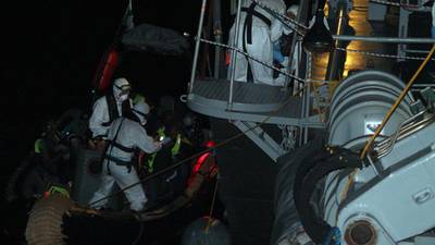 LÉ Niamh rescues 225 migrants off coast of Libya