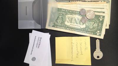 Want someone to return your lost wallet? Leave cash in it
