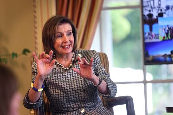 Nancy Pelosi warns of threats facing democracy, including Russia and China, at Dublin event