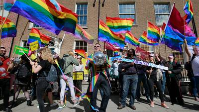 ‘Disco outside the Dáil’ protest against Pence visit