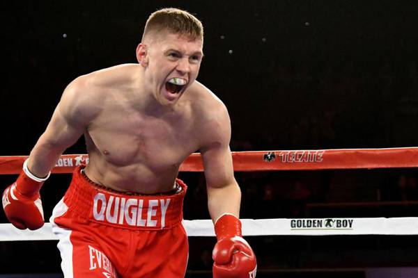 Jason Quigley in a hurry for bigger challenges after latest KO