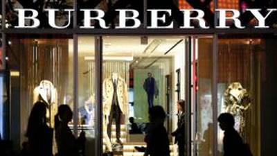 British luxury brand Burberry hit by falling sales