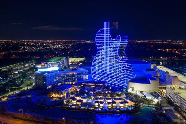 Strummer holidays: The guitar-shaped hotel where the party never stops