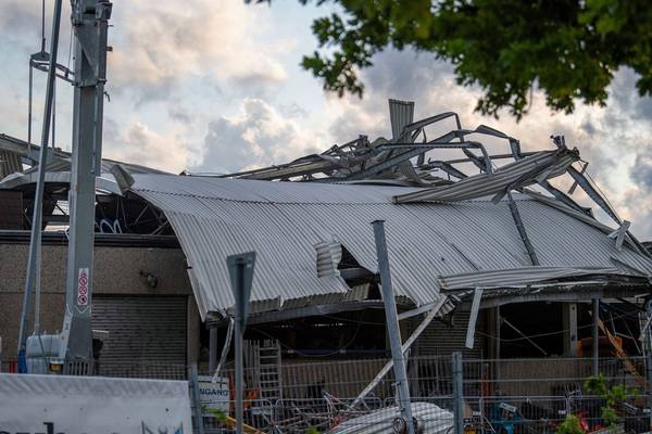 One killed and 40 people injured as suspected tornado hits Germany