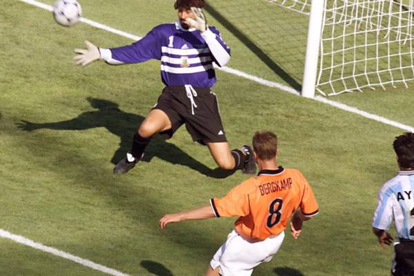World Cup moments: Dennis Bergkamp’s perfect goal in 1998