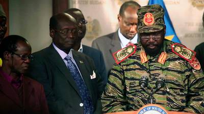 South Sudan president alleges coup attempt