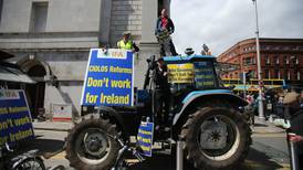 Thousands of farmers protest in Dublin