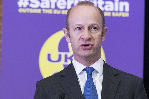 Henry Bolton elected new leader of UK Independence Party