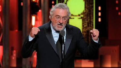 Robert De Niro applauded for ‘f**k Trump’ speech at Tony awards