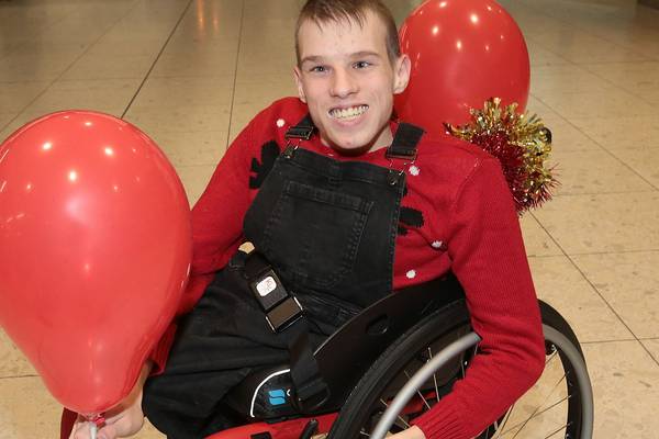 Wheelchair surprise adds to Chernobyl children’s Christmas joy