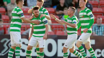 Derby delight for  Shamrock Rovers as Miele and Shaw on target