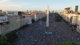 Hundreds of thousands of Argentina fans take to streets in celebration of World Cup win 