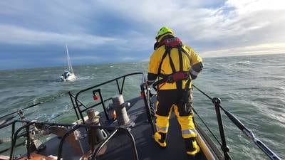 Two rescued by Howth RNLI after yacht gets into difficulty in high winds