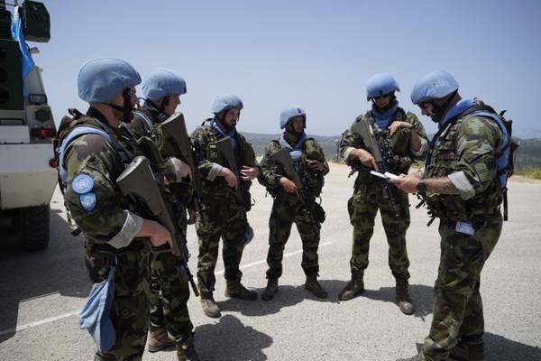 Irish in Lebanon: ‘We have shelling, air strikes, machine gun fire. It gets the adrenaline flowing’