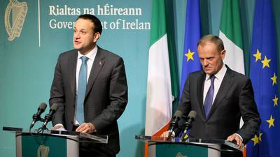 Donald Tusk firmly supports Ireland in Brexit negotiations