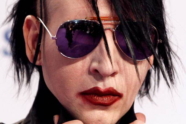 Marilyn Manson cancels tour dates after being hit by stage prop