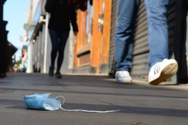PPE drives littering in Irish towns to worst levels in over a decade