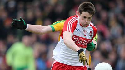 Derry’s Gareth McKinless not to be involved against Wexford