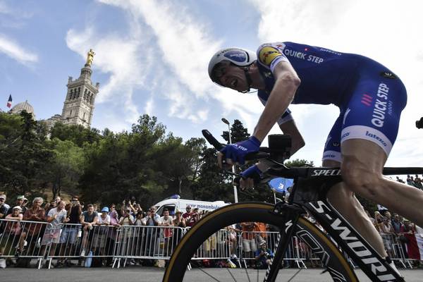 Dan Martin suffered fractures to back during Tour race
