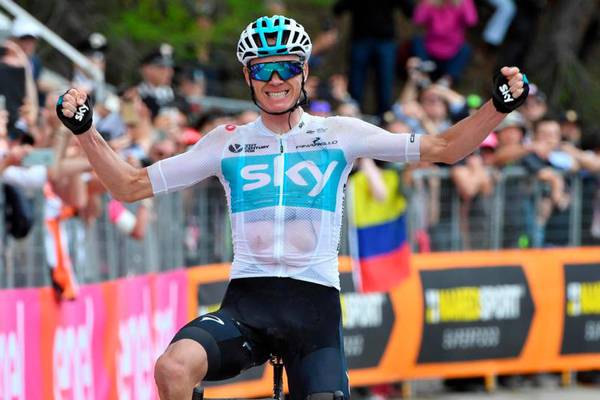 Giro d’Italia: Froome leads after obliterating rivals with solo escape