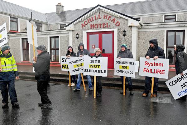 Achill protesters deny they are under sway of far-right groups
