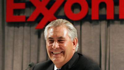 Trump set  to name Exxon CEO Rex Tillerson US secretary of state