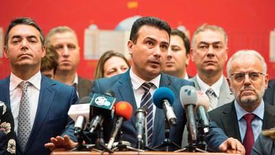 West hails vote on Macedonia's name deal as nationalists and Russia fume