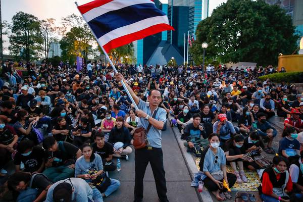 Thailand’s protests given sharper edge by feared law to protect monarchy