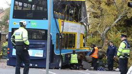 Eight people injured as bus and car collide in Dublin city