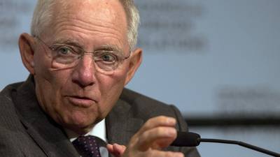 Schauble says he’s not worried by Deutsche Bank’s woes