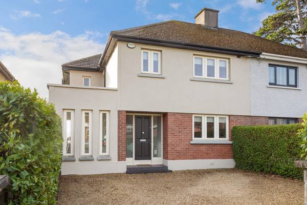 Souped-up contemporary property in leafy Stillorgan