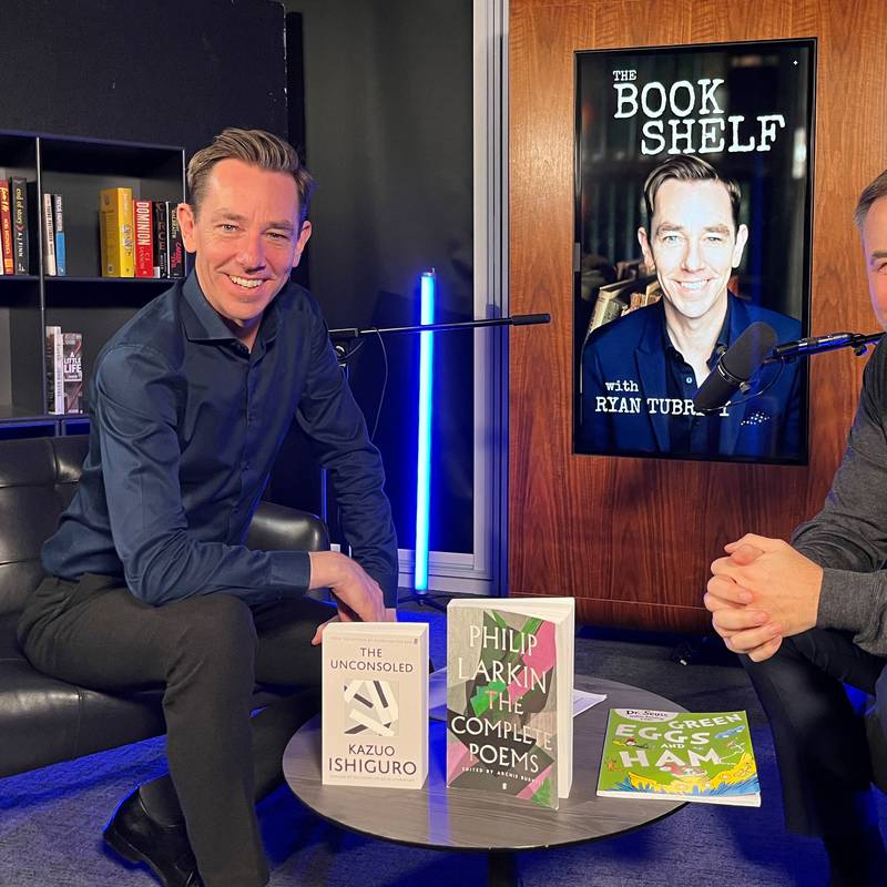 The Bookshelf: Ryan Tubridy kicks off his podcast with the curiously dressed David Walliams