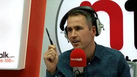 When his mouth’s not full, Newstalk host Kieran Cuddihy sinks his teeth into meaty matters