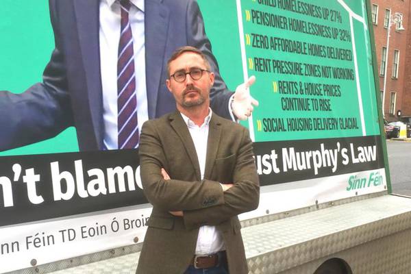 Eoin Ó Broin: It is clear that Rebuilding Ireland has failed