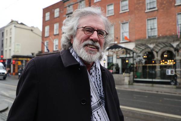 Sketch featuring Gerry Adams withdrawn after families of IRA victims raise concern